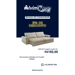 Limpeza e Higienização de Sofá